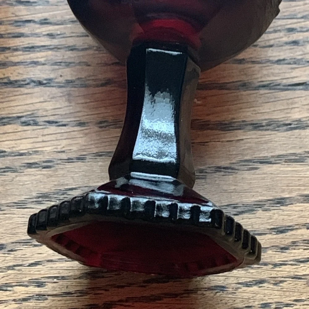 Set of Goblets Avon Ruby Red
